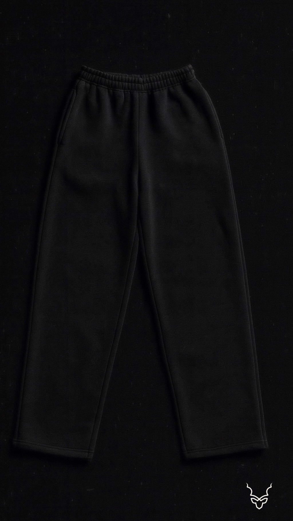 Relaxed-fit black sweatpants