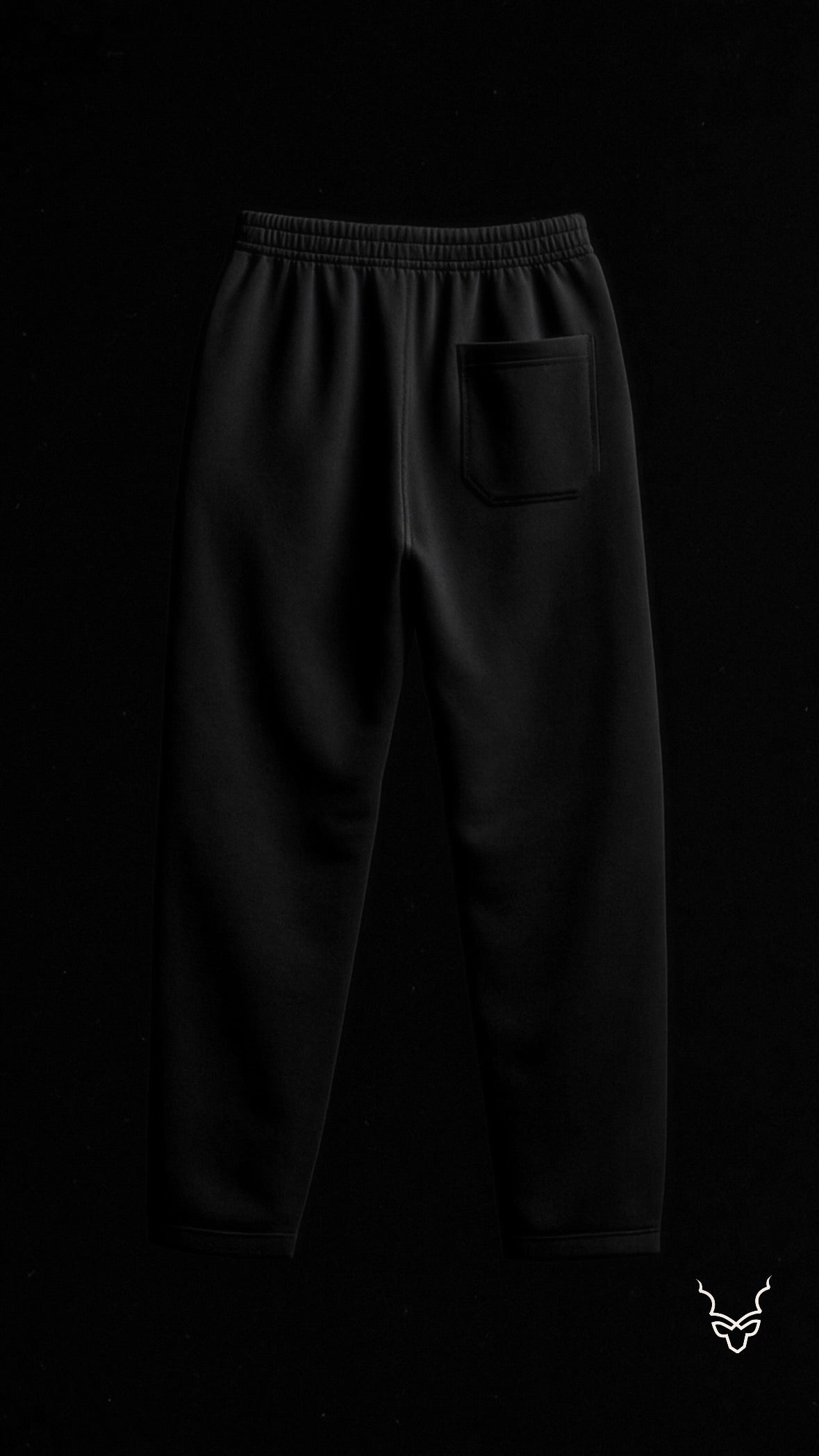 Relaxed-fit black sweatpants