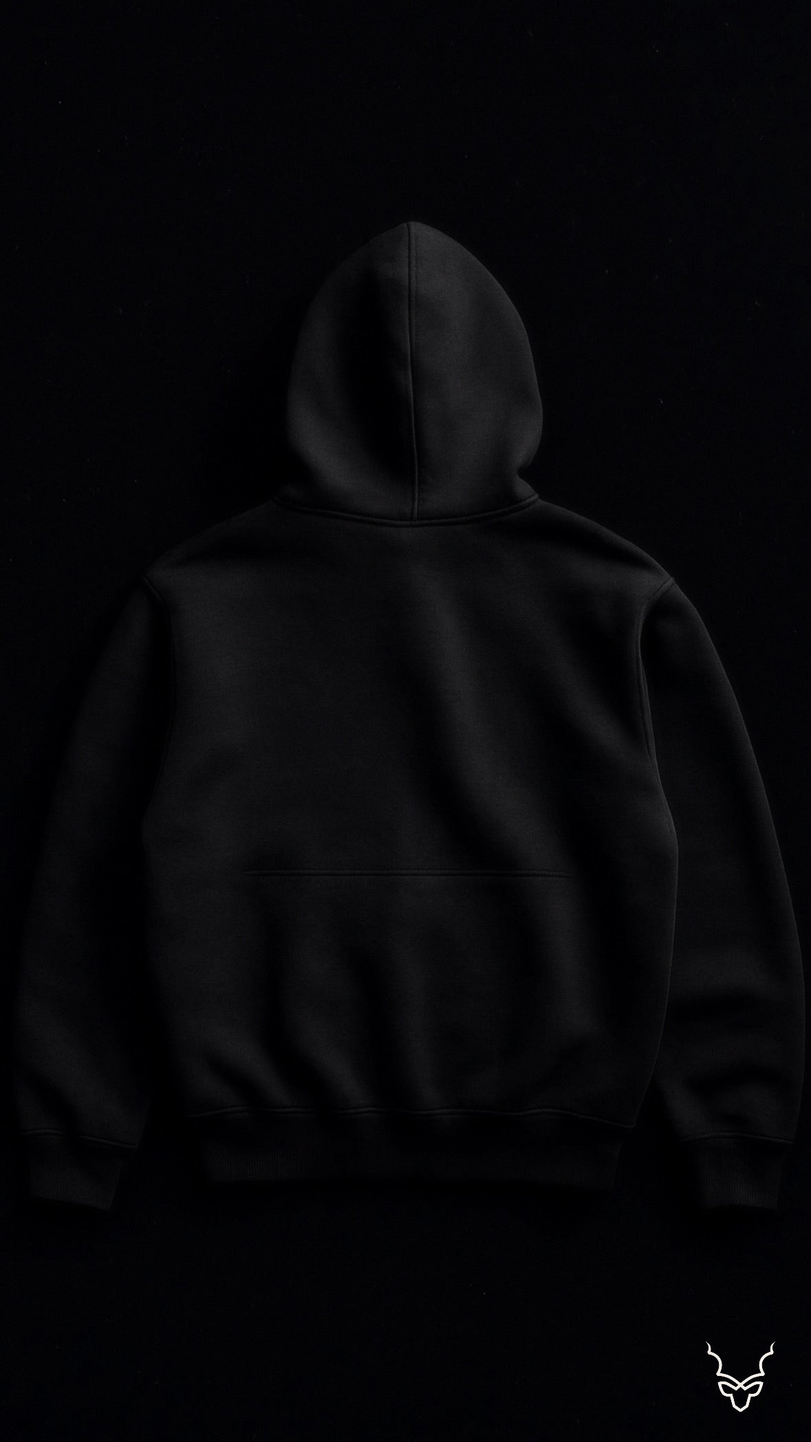 Relaxed-fit Black Hoodie