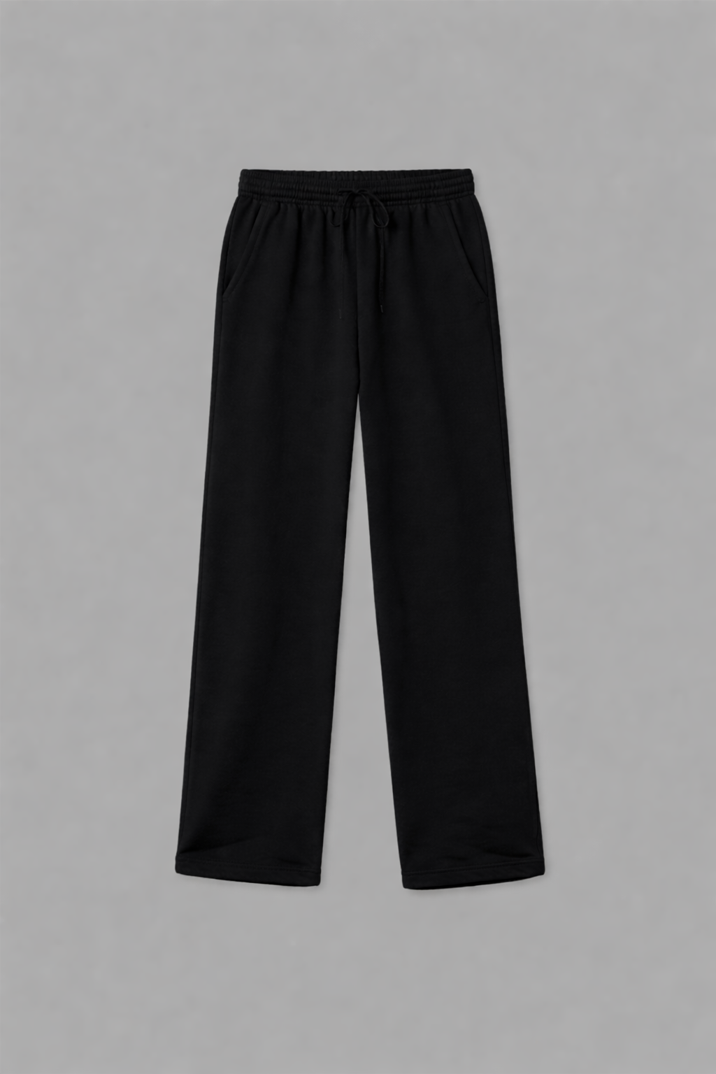 Relaxed-fit black sweatpants